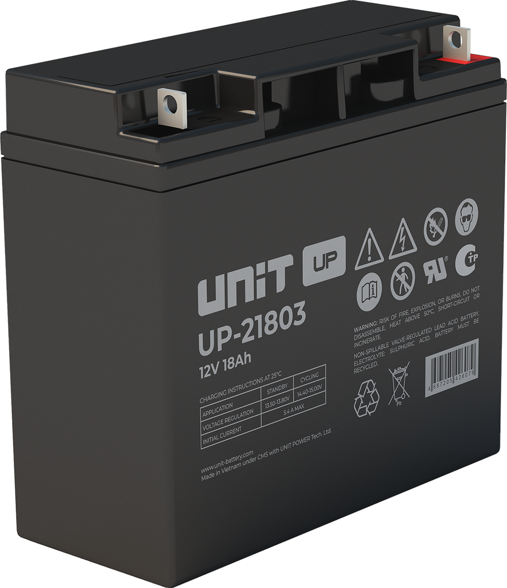 Аккумулятор UNIT UP-21803 ( 18Ач / 12В ) AGM