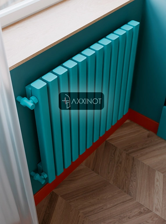 Axxinot Fortalla V 600 - вертикальный трубчатый радиатор высотой 600 мм, палитра RAL