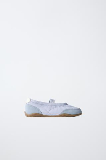 ZARA СПОРТИВНЫЕ БАЛЕТКИ, СИНИЙ