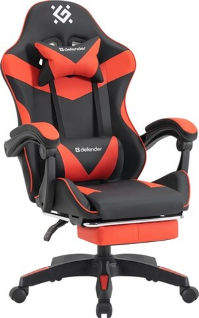 Игровое кресло DEFENDER Tornado Black/Red