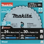 Диск пильный по дереву 415х30 мм 35T Makita E-26886