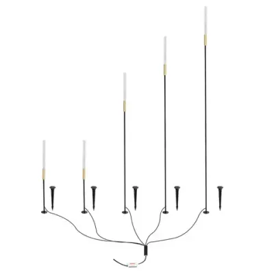 Грунтовый светильник Arte Lamp MUSTER A1083PA-5BK, 5хLED