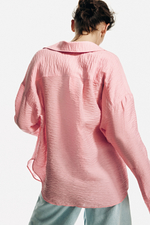 Рубашка оверсайз — Розовый - H&M