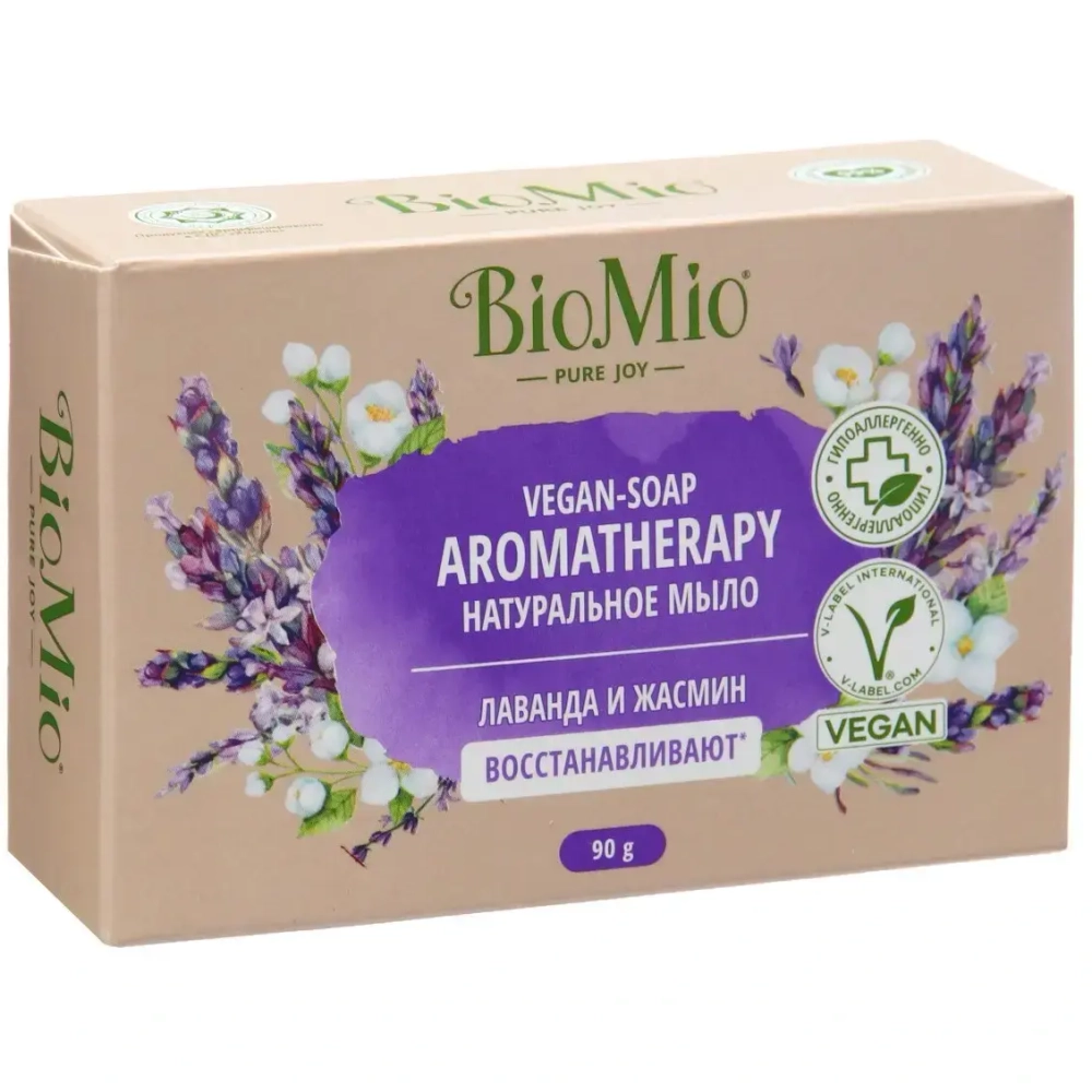 Мыло туалетное BIOMIO BIO-SOAP Лаванда и Жасмин 90г