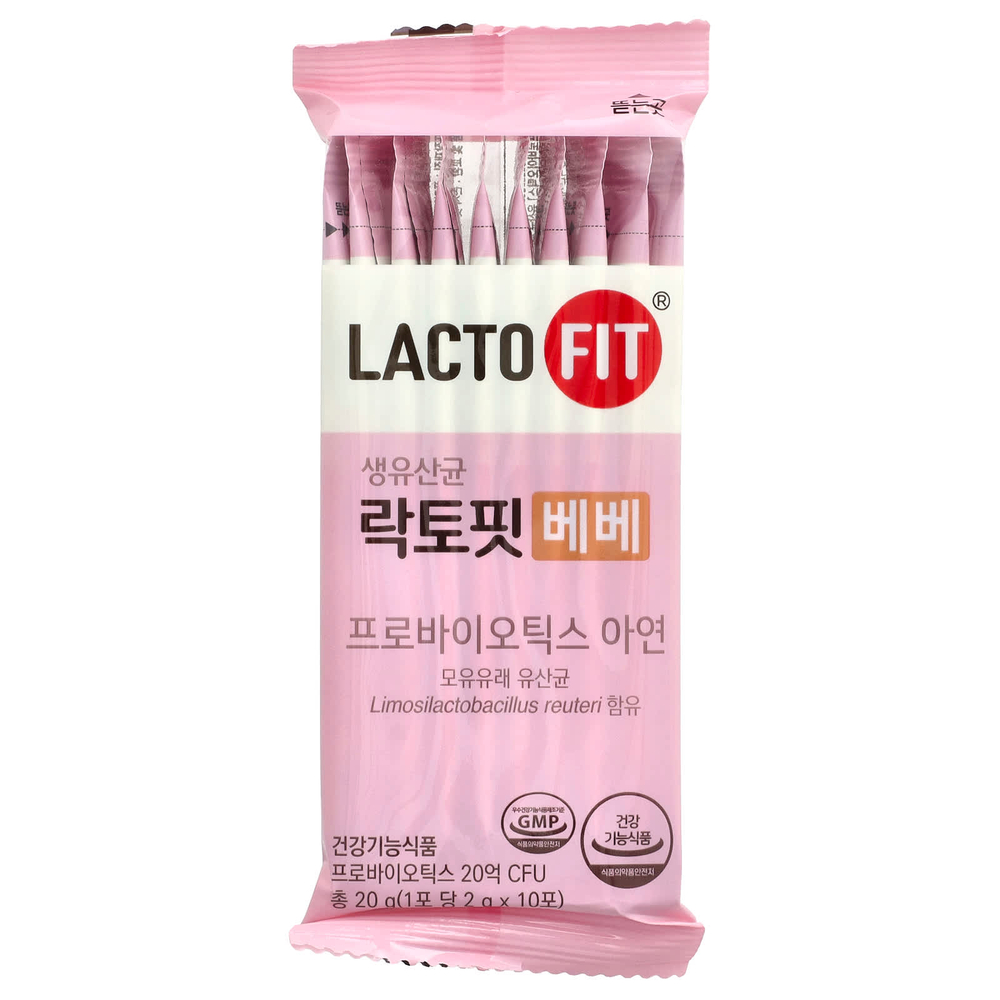 Lactofit, Пробиотик, Bebe, 60 стиков (2 г) каждый