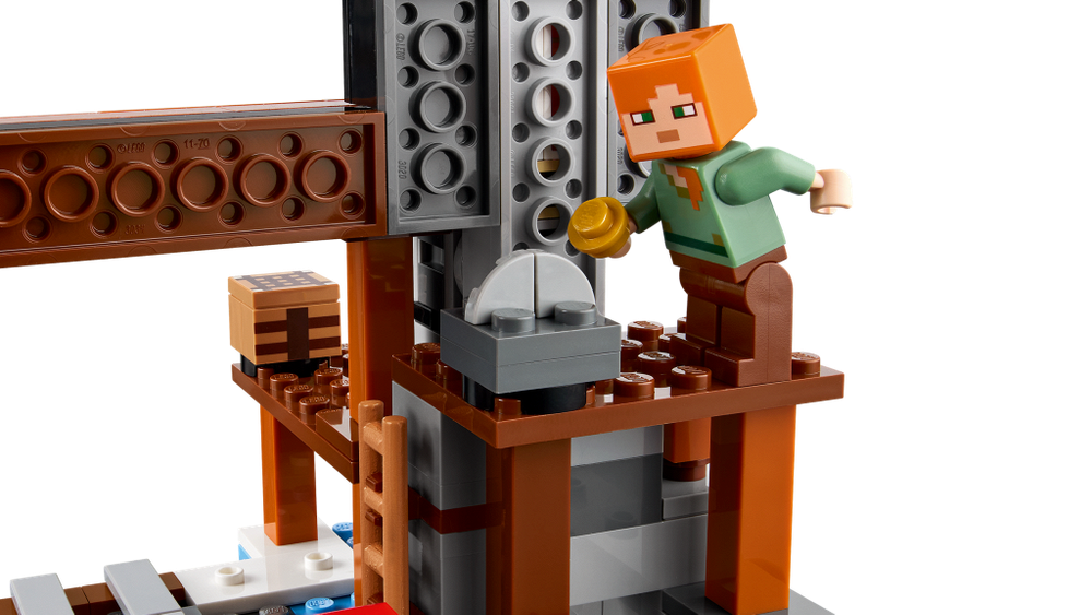 Конструктор Лего Майнкрафт Шахта с киркой | LEGO Minecraft The Pickaxe Mine 21277 - 530 деталей (8+)