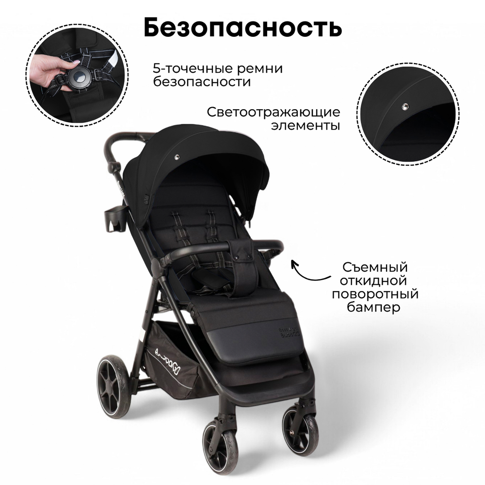 Прогулочная коляска BubaGO Bass Light