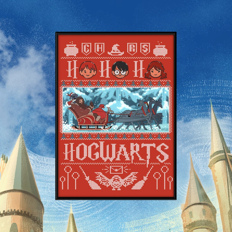 Постер «Harry Potter: Ho-ho hogwarts»