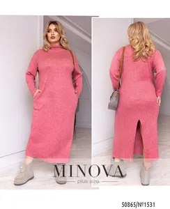 Платье 1531-коралловый Minova