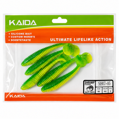 Набор силиконов KAIDA SH07-85 8.5см 5шт COL032 №93