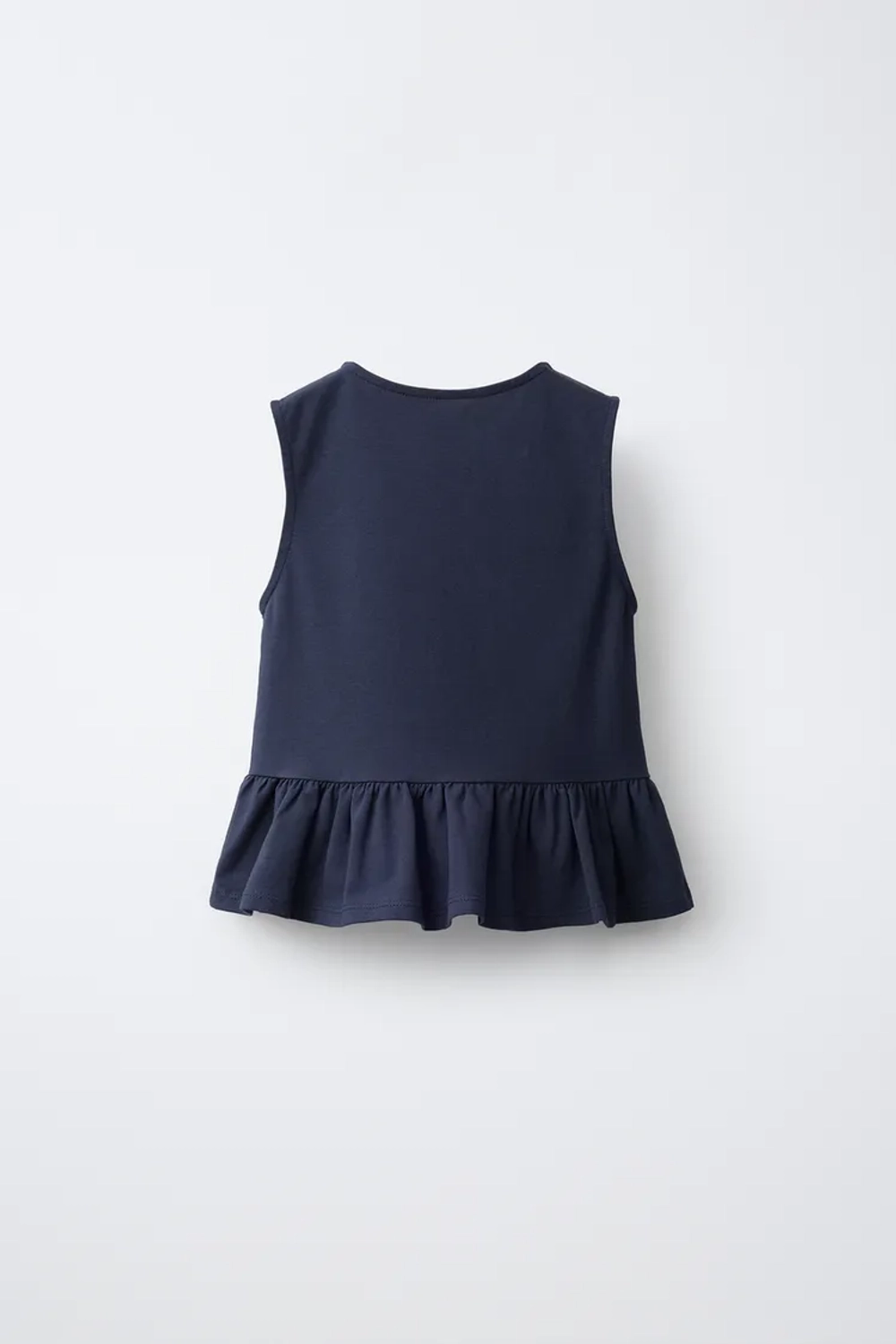 ZARA ФУТБОЛКА С ЗАСТЕЖКОЙ-КЛЕВАНТ, МОРСКОЙ СИНИЙ