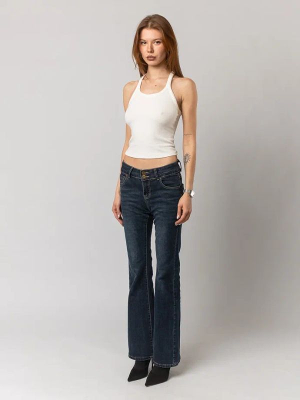 Джинсы Flared 05 Denim Blue - фото 5
