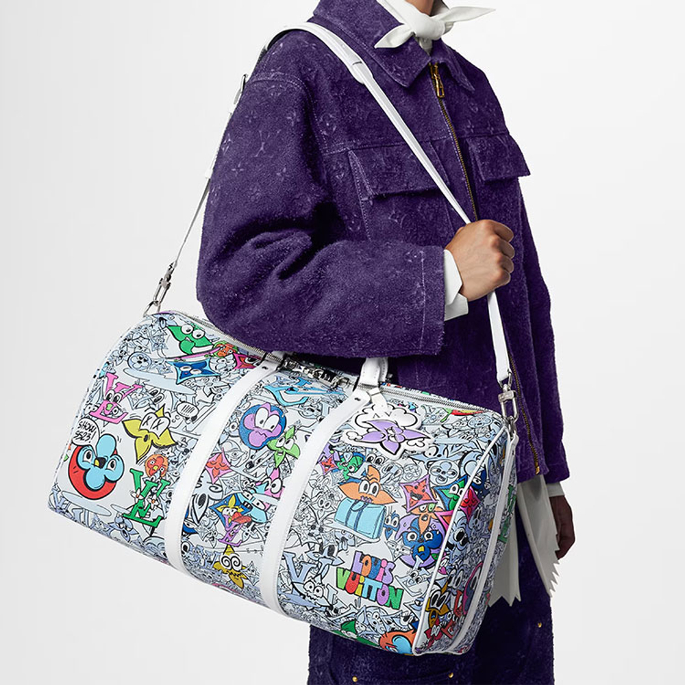 LOUIS VUITTON Keepall Bandouliere 50 Multicolor