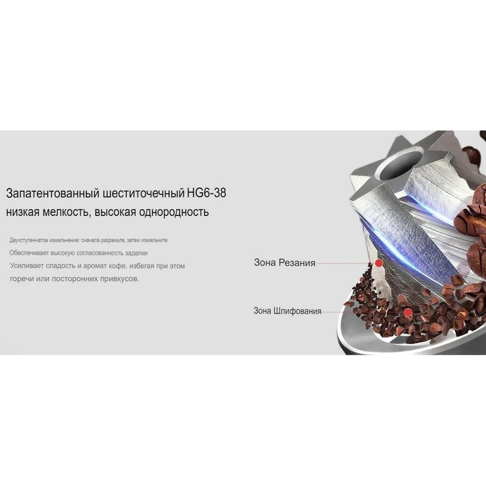 Кофемолка ручная Z1 Hand Grinder нерж. серая d 5,3 см h15 см ZeroHero