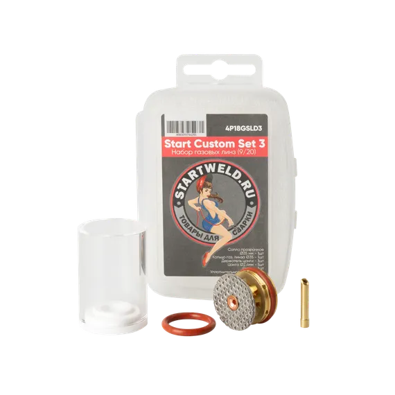 OSA START Custom Set 3 (9/20 TIG L GAS LENS 2.4MM 4P18GSLD3 35*47L)
