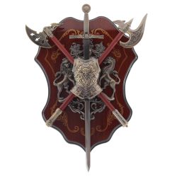GAEM Панно "Рыцарские доспехи", L32 W6,5 H43 см