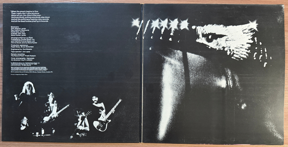 Lou Reed ‎– Rock N Roll Animal (Франция)