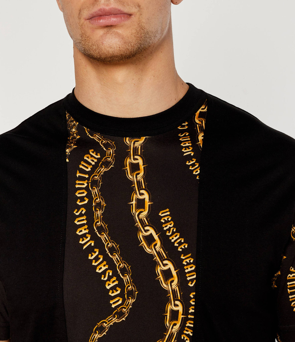 Футболка Versace Jeans Couture - черный(77GAH622JS365)