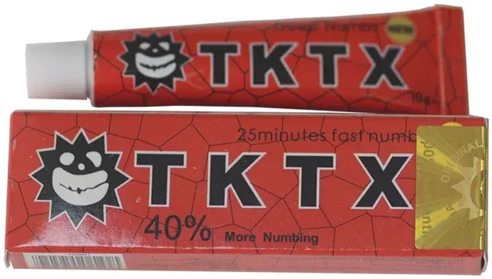 Обезболивающий крем-анестетик TKTX 40% Red (Красный), 10 г
