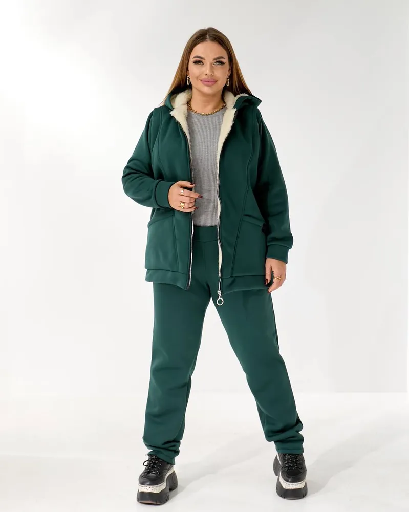 Костюм с мехом УК-5478-3 Фабрика Моды