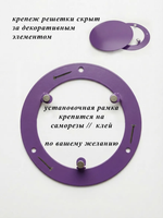 Вентиляционная Решетка РДК 120 Ежевика