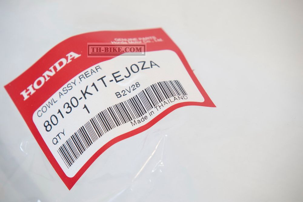 80130-K1T-EJ0ZA. COWL ASSY., RR. (WL) *NH196* (NH196 ROSS WHITE). HONDA