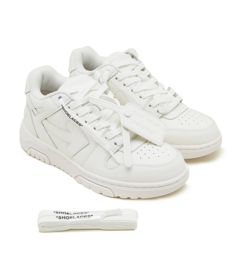 Кожаные кроссовки OFF-WHITE - белый(OWIA259C 99LEA008)