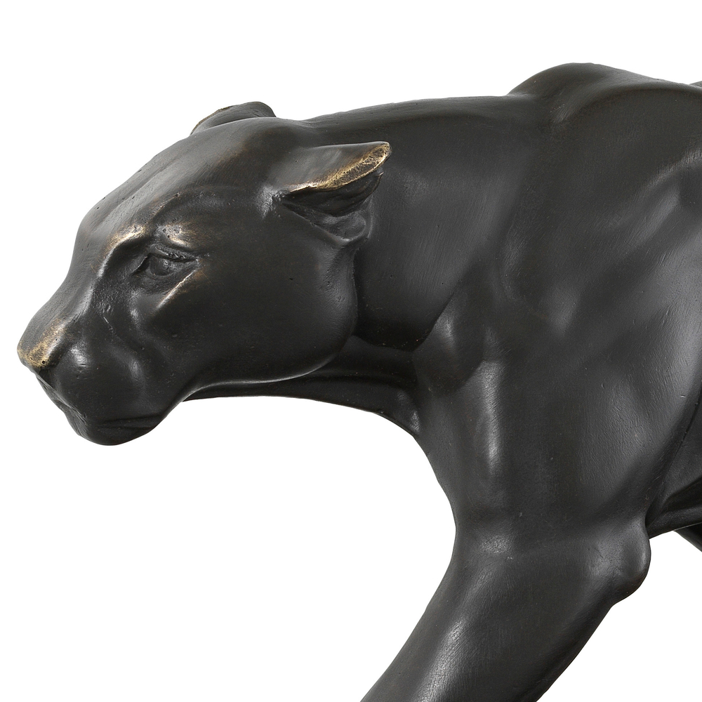 Декор Panther on marble base арт.109572