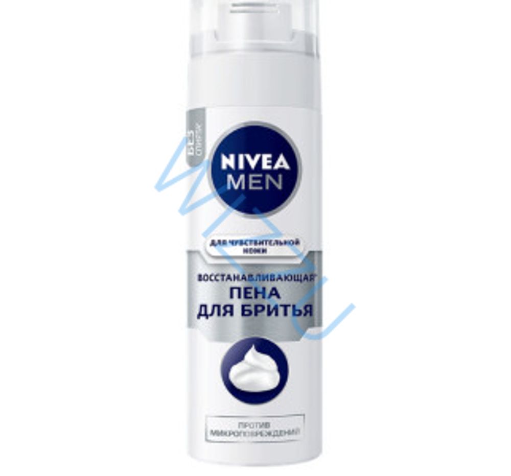 Пена для бритья Nivea 200 мл Восстанавливающая для чувствительной кожи