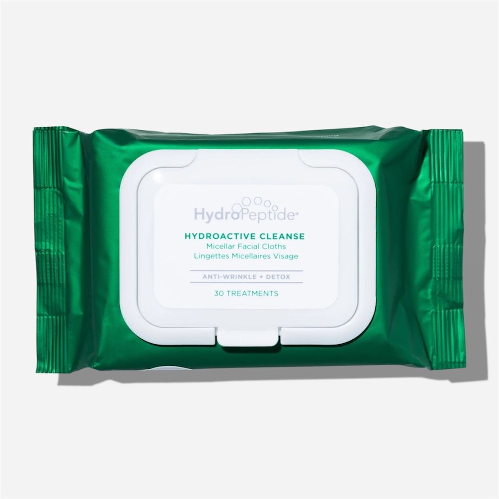 HydroPeptide МИЦЕЛЯРНЫЕ ОЧИЩАЮЩИЕ САЛФЕТКИ С ПЕПТИДАМИ ДЛЯ ДЕМАКИЯЖА HydroActive Cleanse Micellar Facial Towelettes