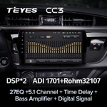 Teyes CC3 10,2"" для Toyota Corolla 2013-2016