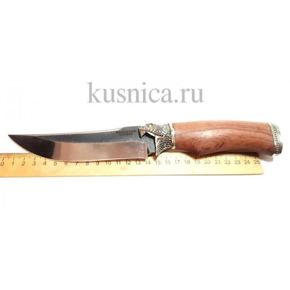 Нож Клыч Коваль, сталь 110х18, рукоять бубинга
