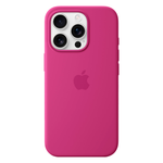 Силиконовый чехол с поддержкой MagSafe Apple Silicone Case для iPhone 16 Pro, Fuchsia (Фуксия)
