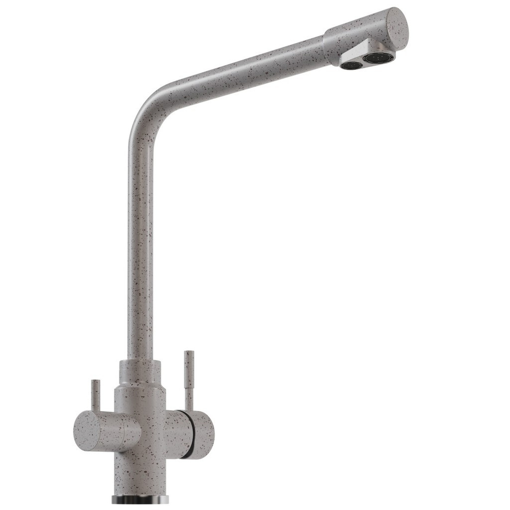 Смеситель для кухни 35к MIXLINE МЛ-ГС13 (ML-GS13) (328) бежевый с вых. для питьевого фильтра