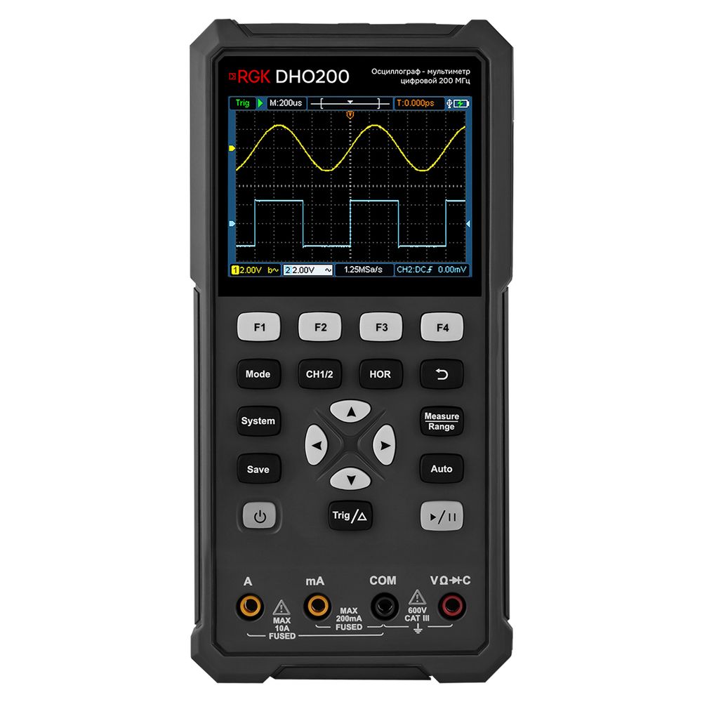 Осциллограф - мультиметр RGK DHO200, RGK