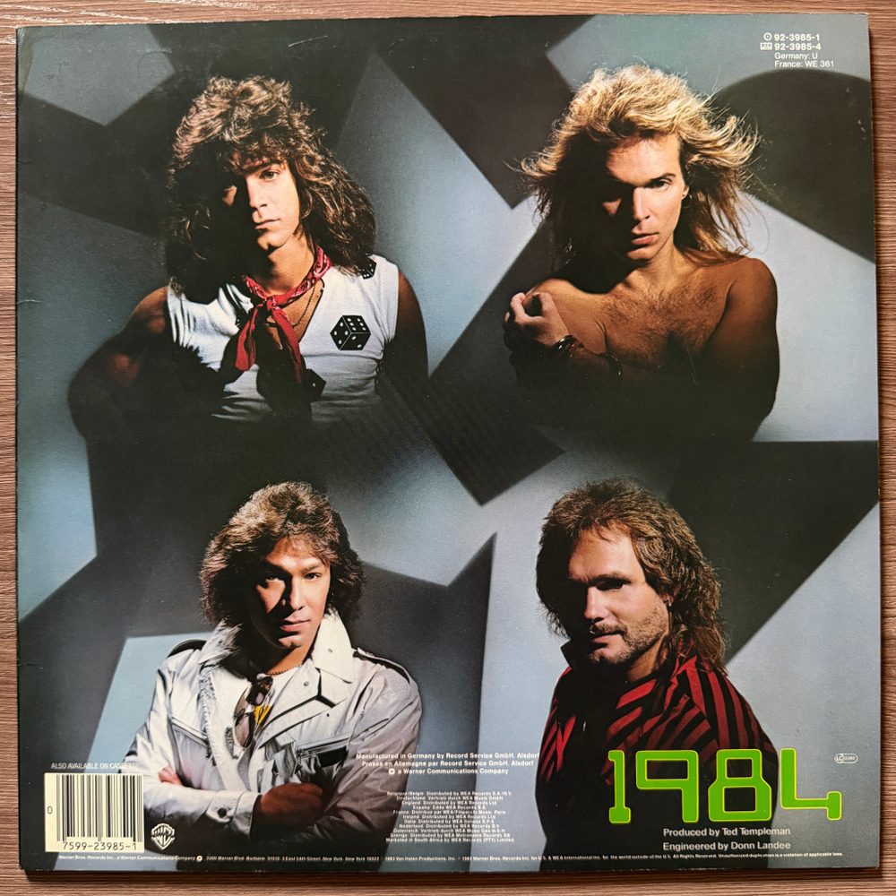 Van Halen ‎– 1984 (Скандинавия 1984г.)