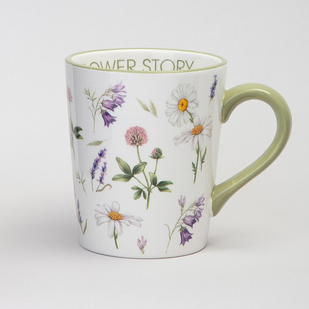 КРУЖКА AGNESS "FLOWER STORY" 400 МЛ (КОР=36ШТ.)