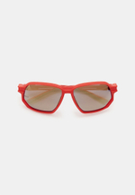 Спортивные очки HILX Syndicate / Matt Solid Ferrari Red / Gold Lens