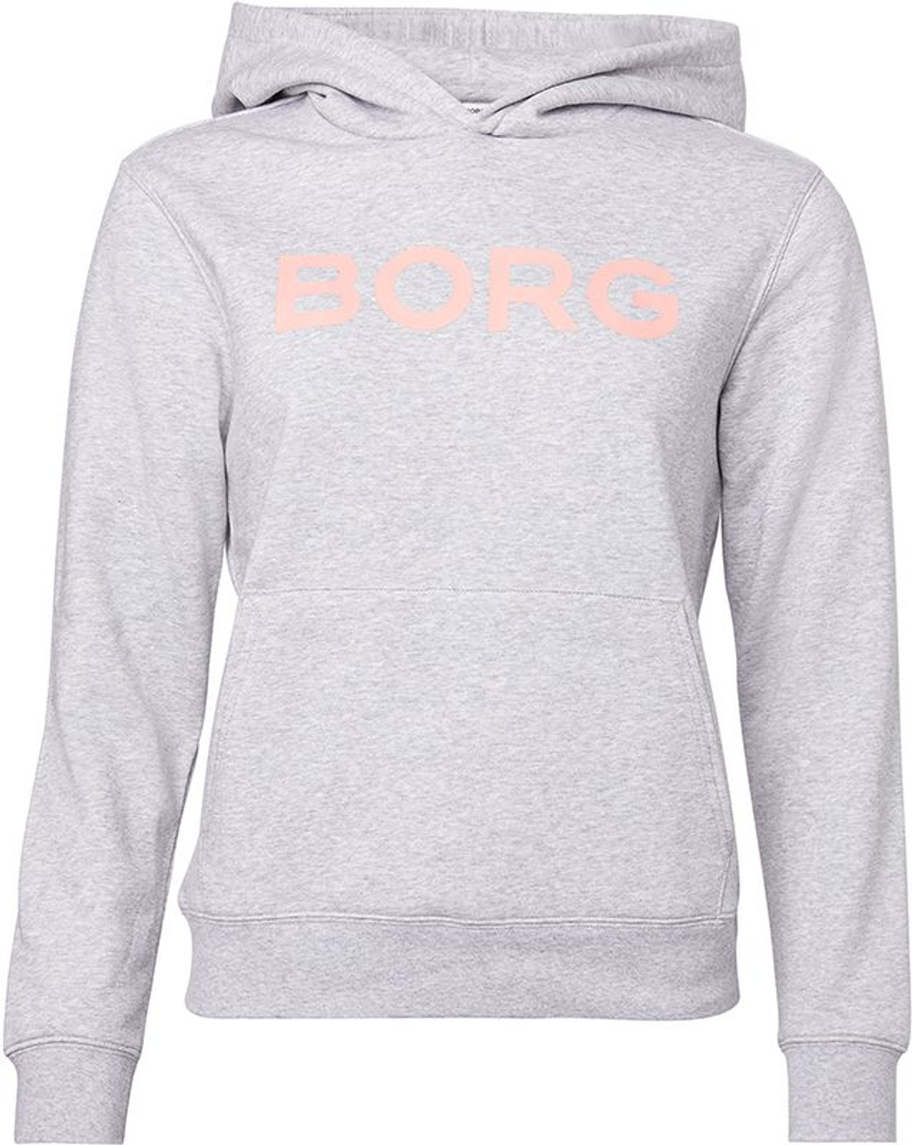 Женская теннисная толстовка Bj_rn Borg Logo - светло-серый меланж