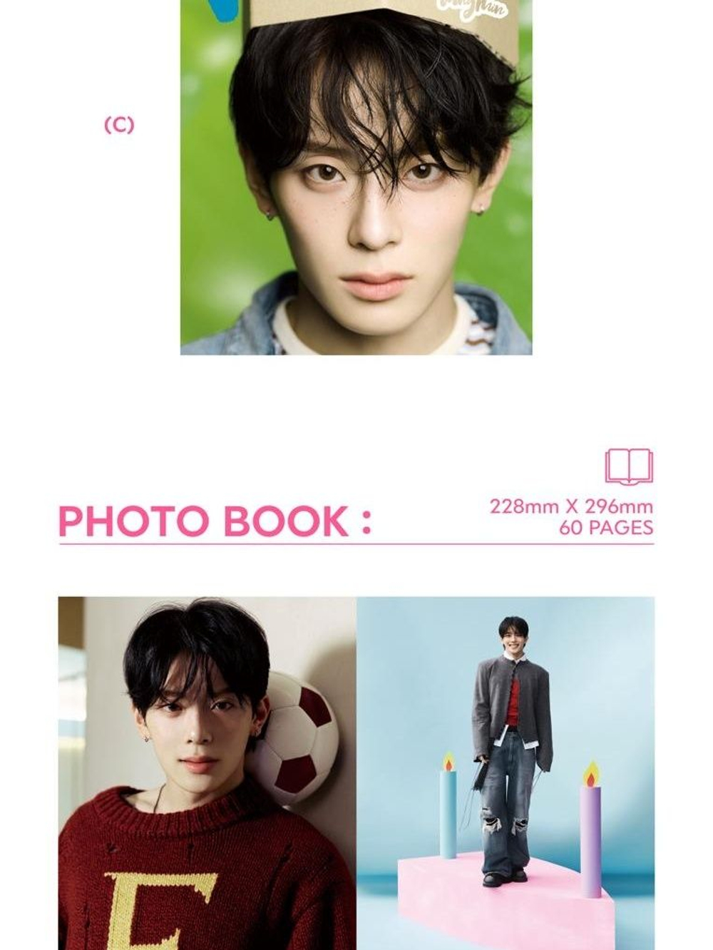публикация esquire PHOTOBOOK - WALLFLOWER KANGMIN KANGMIN A Type