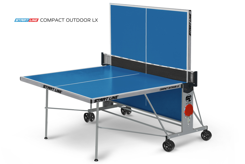 Стол теннисный Compact-2 LX Всепогодный Синий NEW