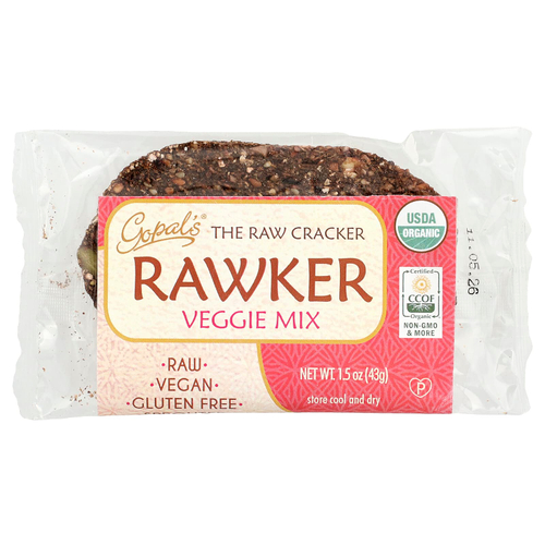 Gopal's, Rawker, The Raw Cracker, растительная смесь, 43 г (1,5 унции)
