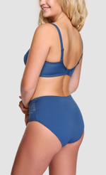 Лёгкий бюстгальтер с мягкой чашкой без каркасов (Размер: 90E) (Цвет: синий)