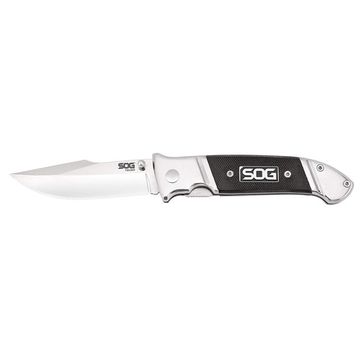 Складной нож SOG, FF-38 Fielder XL c клинком из стали 7Cr17MoV, рукоять G10 / Stainless Steel