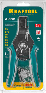 KRAFTOOL АК-62, 0.5 - 6 мм2, полуавтоматический стриппер (22681)