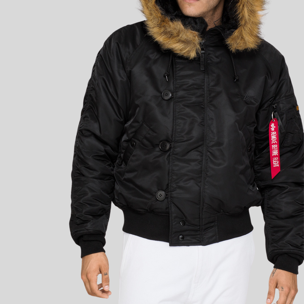 Парка Alpha Industries N-2B Black (Черная)