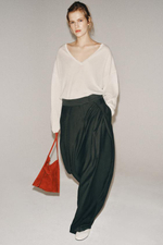 ZW COLLECTION БРЮКИ С ВЫСОКОЙ ТАЛИЕЙ - ZARA