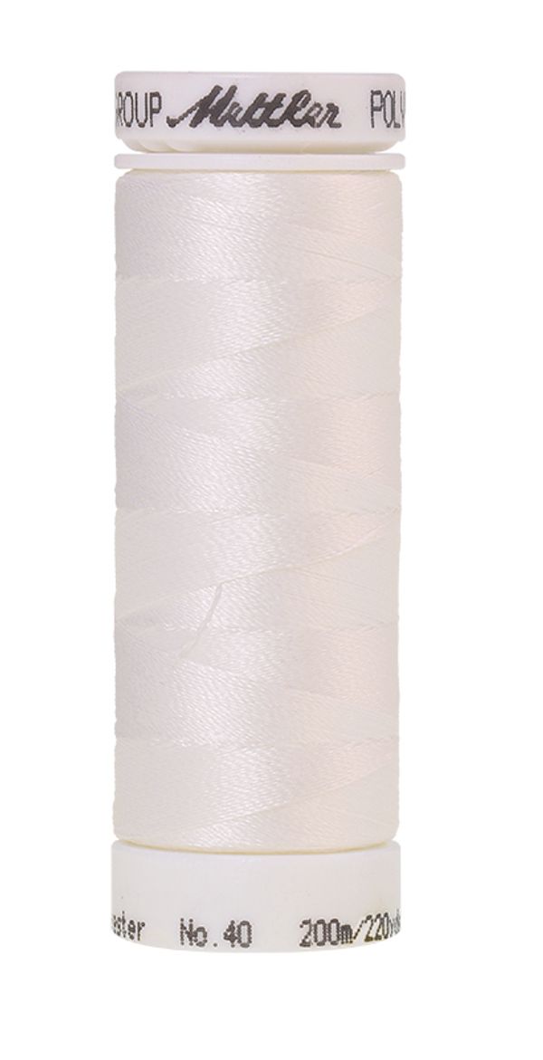 Нить вышивальная Mettler Poly Sheen 40 (200 м), 5 кат. | цв. 0010
