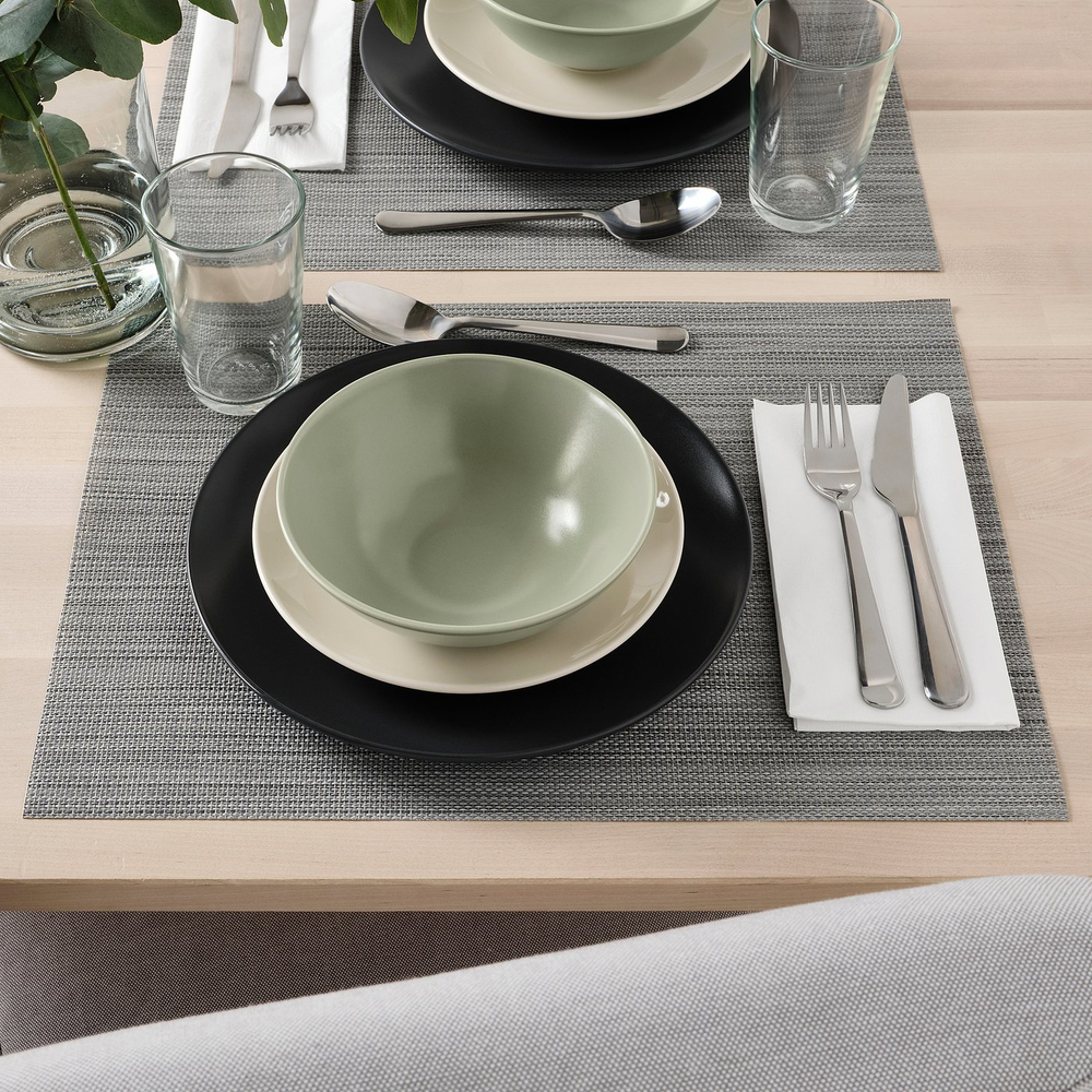 IKEA FÄRGKLAR  (ИКЕА ФЭРГКЛАР)  -  Миска - матовая зеленая 16 см