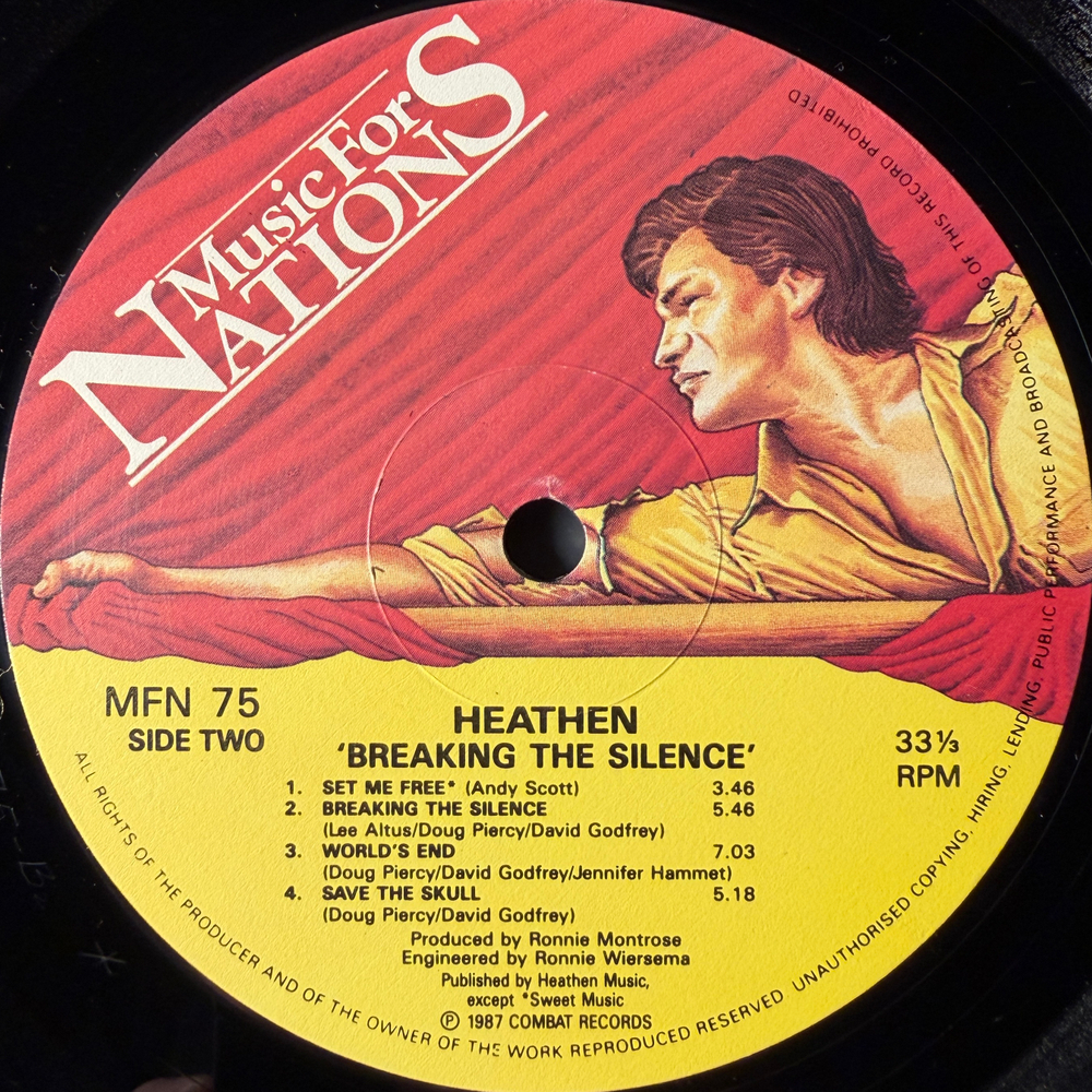 Heathen ‎– Breaking The Silence (Англия 1987г.)